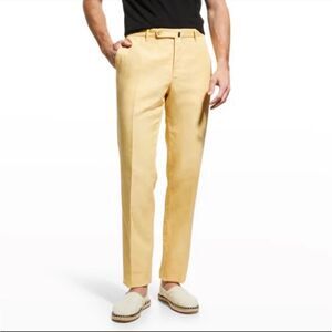 Incotex Chinolino linen trousers Size 36